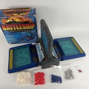 2000 Electronic Battleship Advanced Mission Game Milton Bradley Complete Tested